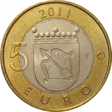 Финляндия 5 евро 2011 год - Савония
