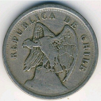 Чили 20 сентаво 1922 год
