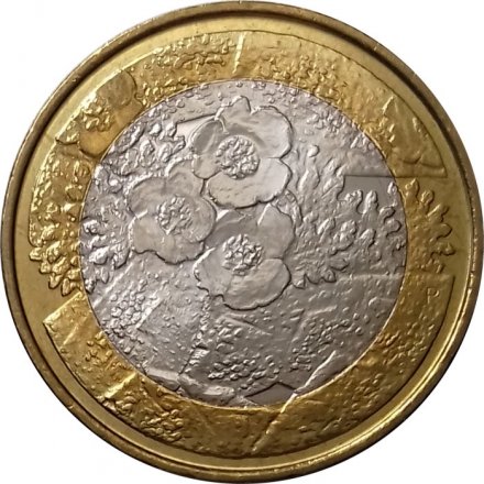 Финляндия 5 евро 2012 год - Северная природа - Флора