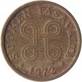 Финляндия 5 пенни 1972 год
