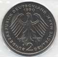 ФРГ 2 марки 1980 год - Конрад Аденауэр (F)