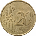 Франция 20 евроцентов 2001 год - Девушка-сеятель