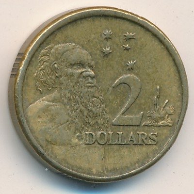 Австралия 2 доллара 1993 год