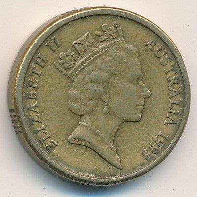 Австралия 2 доллара 1993 год