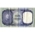 Португалия 20 эскудо 1960 год - VF+