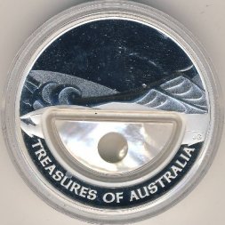 Австралия 1 доллар 2011 год - Сокровища Австралии. Жемчуг