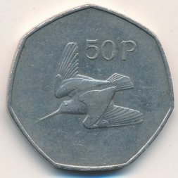 Ирландия 50 пенсов 1975 год