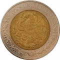 Мексика 2 песо 2017 год - Хохлатый сокол