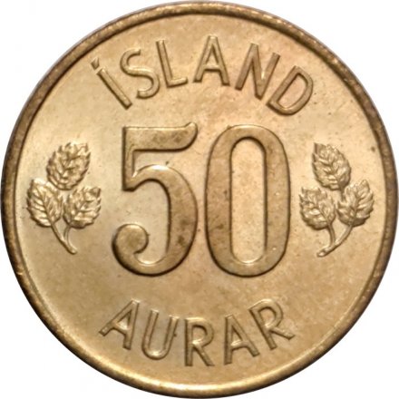 Исландия 50 эйре 1973 год