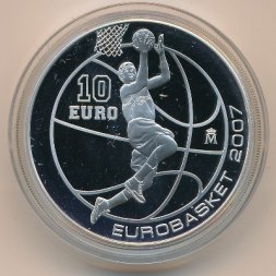 Испания 10 евро 2007 год