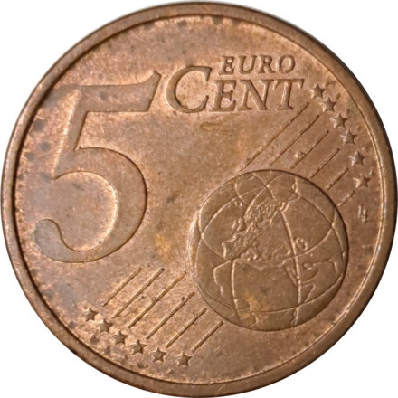 Германия 5 евроцентов 2004 год (D)