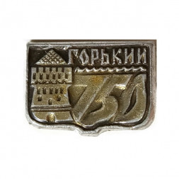 Значок Горький. 750 лет (мини)