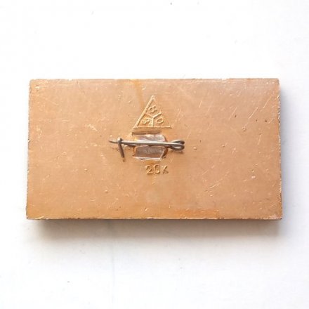 Значок Владимир. Герб, большой, заливной