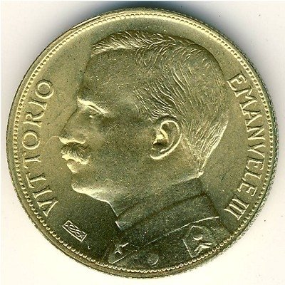 Италия 50 лир 1912 год