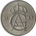 Швеция 25 эре 1967 год
