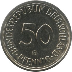 ФРГ 50 пфеннигов 1983 год (G)