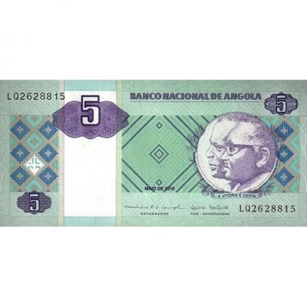Ангола 5 кванза 2010 год
