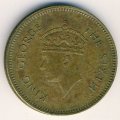 Цейлон 50 центов 1951 год