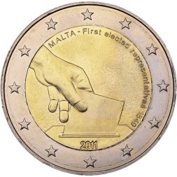 Мальта 2 евро 2011 год - Первые избранные представители совета Мальты