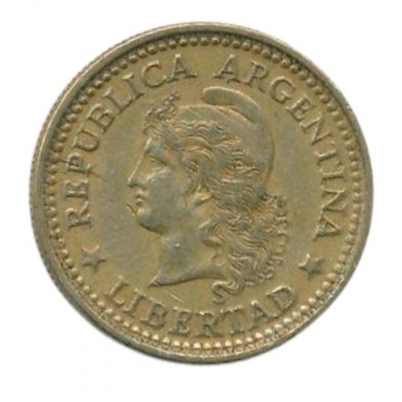 Аргентина 10 сентаво 1971 год