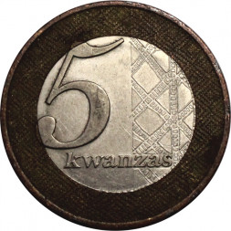 Ангола 5 кванза 2012 год