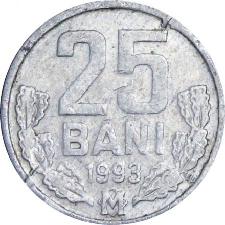 Молдавия 25 бани 1993 год