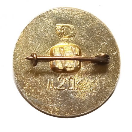 Значок. Футбол. Днепр 1985. Бронзовый призер