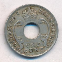 Восточная Африка 1 цент 1913 год