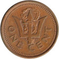 Барбадос 1 цент 1987 год