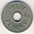 Фиджи 1 пенни 1964 год