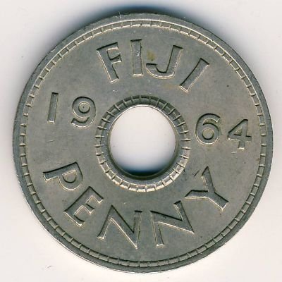 Фиджи 1 пенни 1964 год