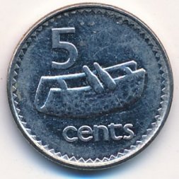 Фиджи 5 центов 1999 год