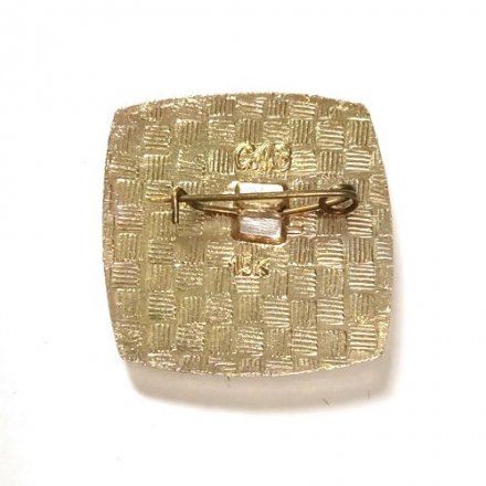 Значок СССР Авиация. Самолет АН-12 (красный)