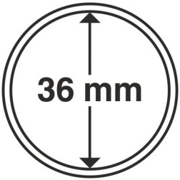 Капсула для хранения монет диаметром 36 мм (Польша)