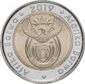 ЮАР 5 рэндов 2019 год - 25 лет конституционной демократии в Южной Африке - Демократические выборы