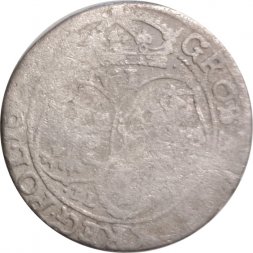 Польша 6 грошей 1667-1668 год (TLB)