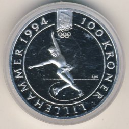 Норвегия 100 крон 1993 год