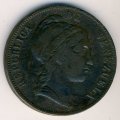 Венесуэла 1 сентаво 1852 год
