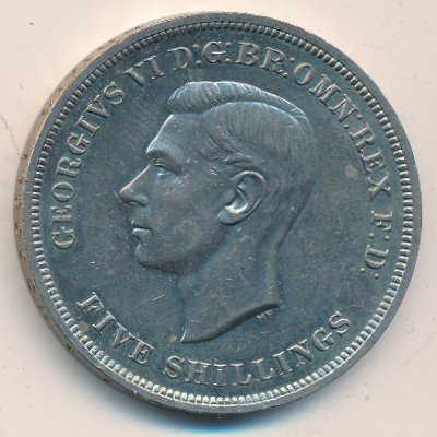 Великобритания 5 шиллингов (1 крона) 1951 год - Британский фестиваль 1951 года