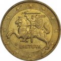 Литва 10 евроцентов 2015 год