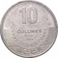 Коста-Рика 10 колон 2012 год