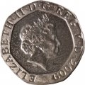 Великобритания 20 пенсов 2009 год BU