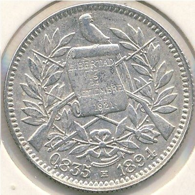 Гватемала 1 реал 1894 год
