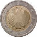 Германия 2 евро 2011 год - Орёл (F)