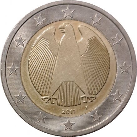 Германия 2 евро 2011 год - Орёл (F)