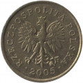 Польша 1 грош 2005 год