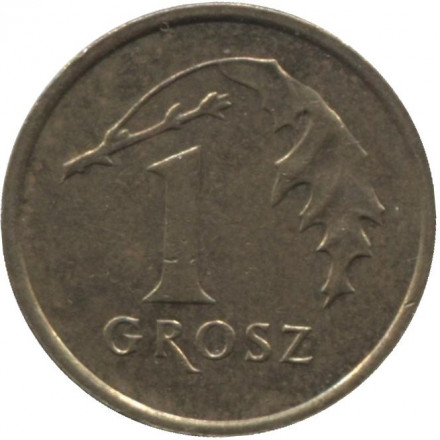 Польша 1 грош 2005 год