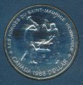 Канада 1 доллар 1988 год - 250 лет кузницам Сен-Мориса (AU)
