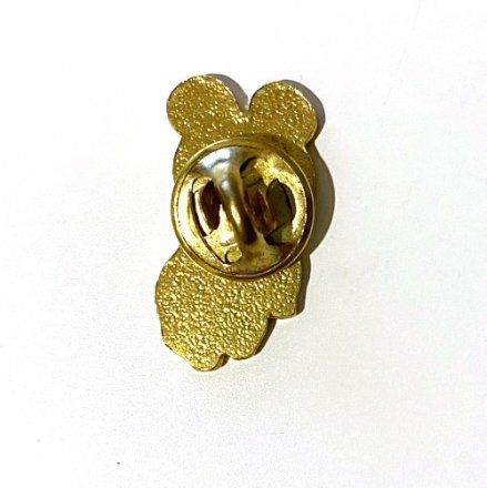 Значок Олимпийский мишка (красный). XXll Олимпийские игры. Москва 1980