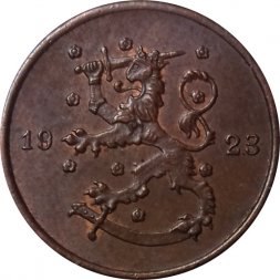 Финляндия 1 пенни 1923 год